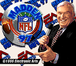 Madden NFL '97 (USA) Title Screen